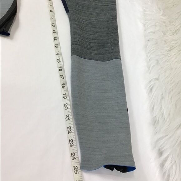 Nike Gray And Blue Dri-Fit Legendary Mid Rise Training Tights Size S - Picture 7 of 10